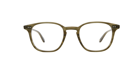 Clark in Olive Tortoise takes a back-to-basics approach with balanced proportions that suit most face shapes. A sleek square eyeglass shape with great balance and fine details. Hand Finished in LA. 