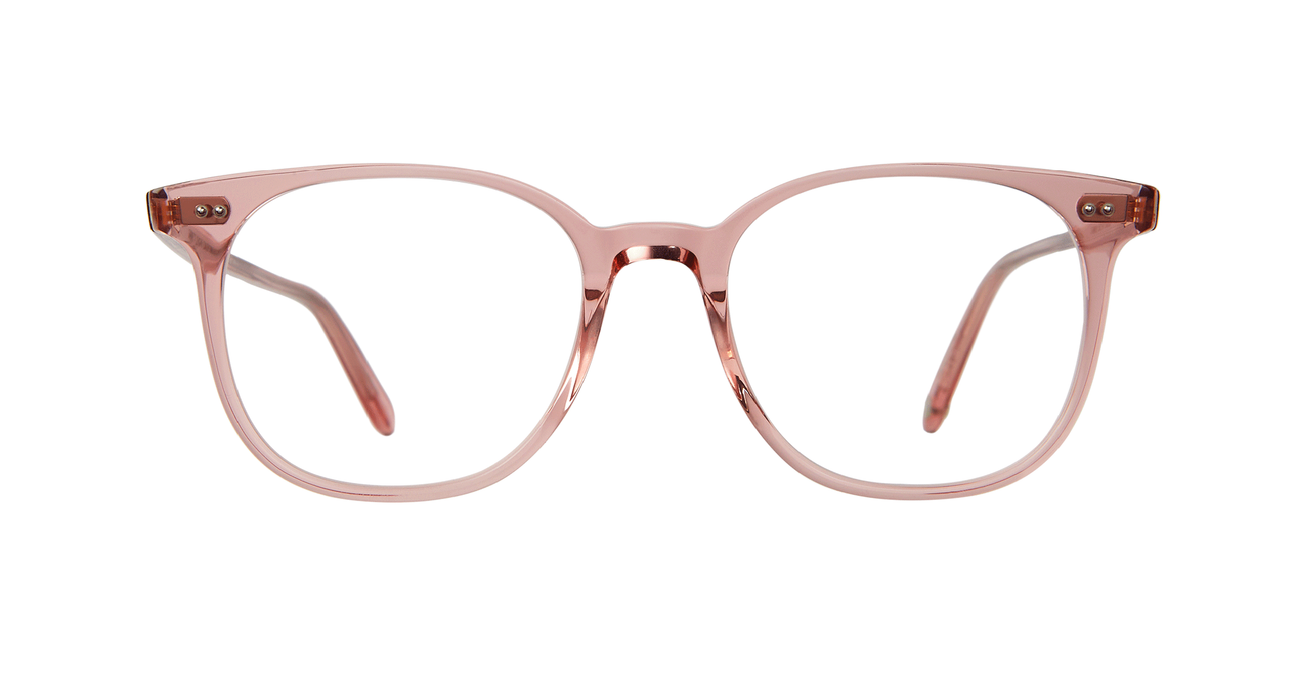 With its oversized, retro silhouette, the Carrol eyeglass frame brings a classic vintage shape into modern times. A subtle upward slope at the end pieces creates the appearance of lift, infusing the design with a gentle femininity.  Made from the new bio-based eco-acetate, the Carrol also features distinctive raised rivet pins along the endpieces—a signature of the consciously crafted line.
