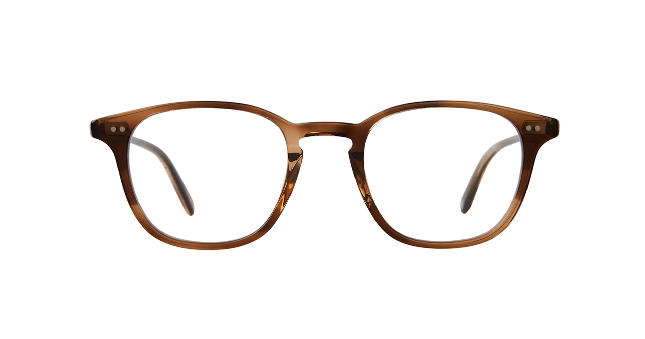 Clark Khaki Tortoise takes a back-to-basics approach with balanced proportions that suit most face shapes. A sleek square eyeglass shape with great balance and fine details. Hand Finished in LA. 